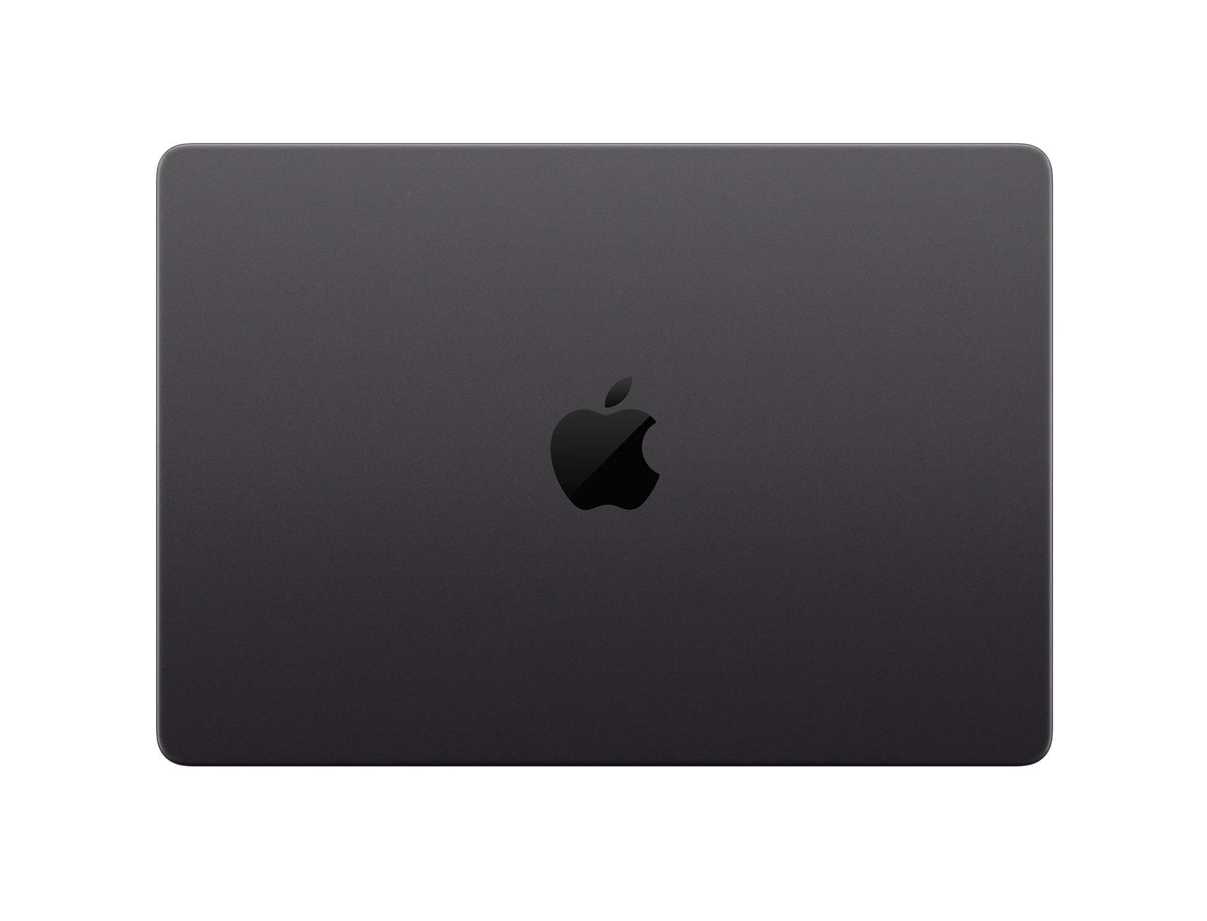 Apple MacBook Pro 14" PROLED XDR in Space Schwarz, Deckel mit Apple Logo